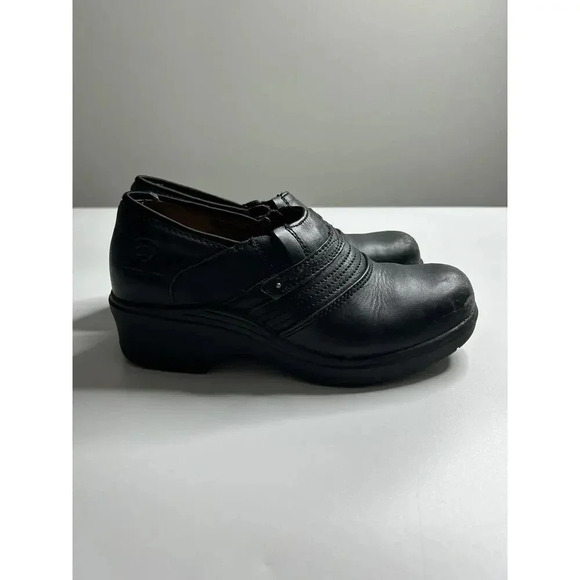 ARIAT Shoes Women's 8.5B Steel Toe Clog Work 10002368 Black Leather Slip On - Picture 3 of 9